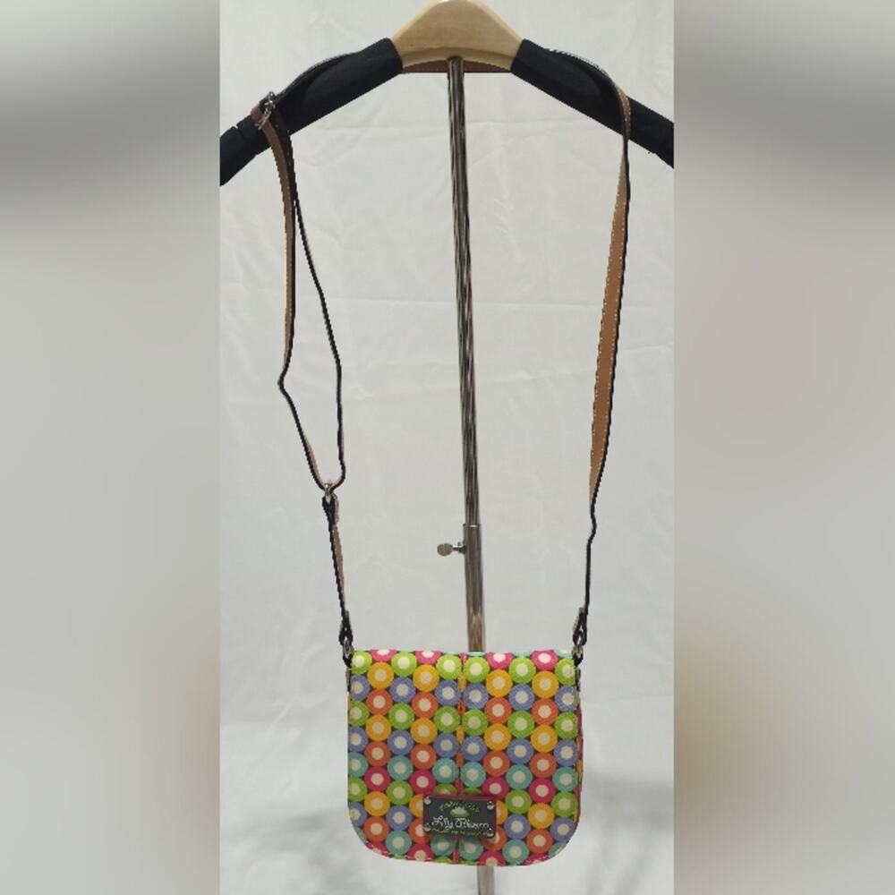 Lily Bloom Green Living Crossbody Polka-dot